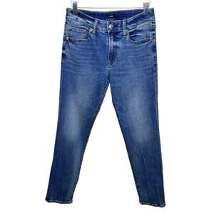 Express Men's Medium Wash No Distress Slim Jeans Size 28x32